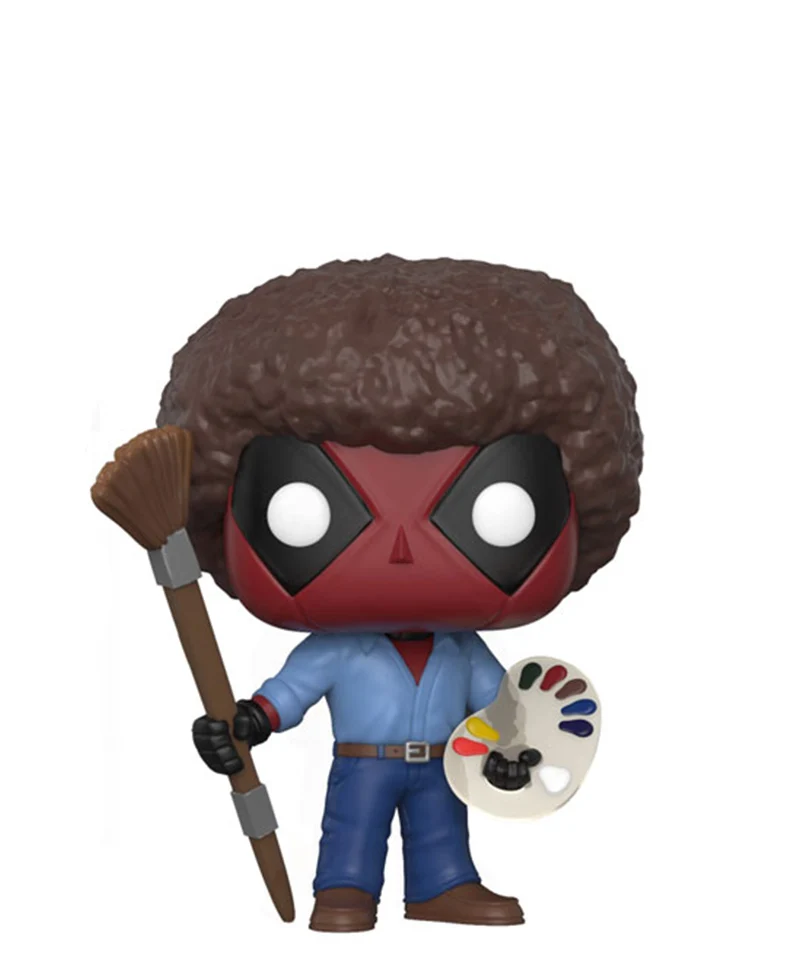 Deadpool as Bob Ross