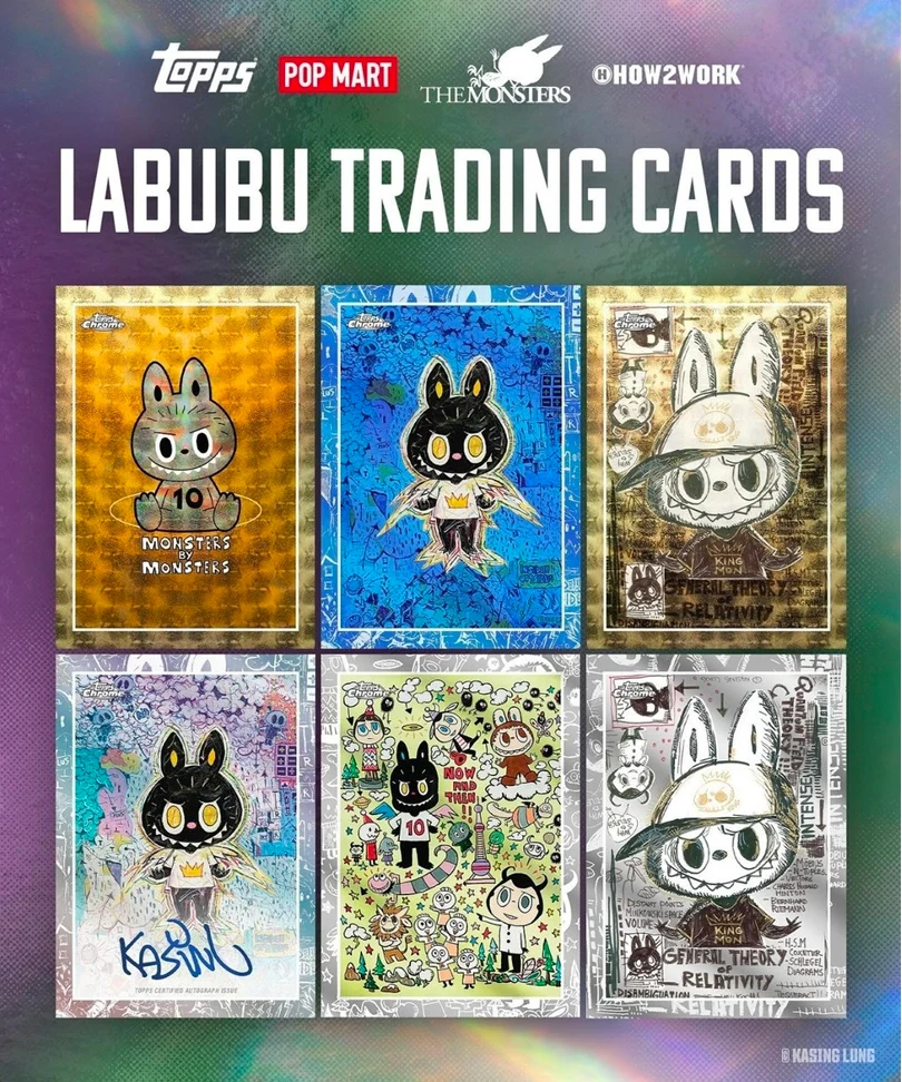 Topps Chrome Labubu – 10th Anniversary Box (2025) - immagine 2