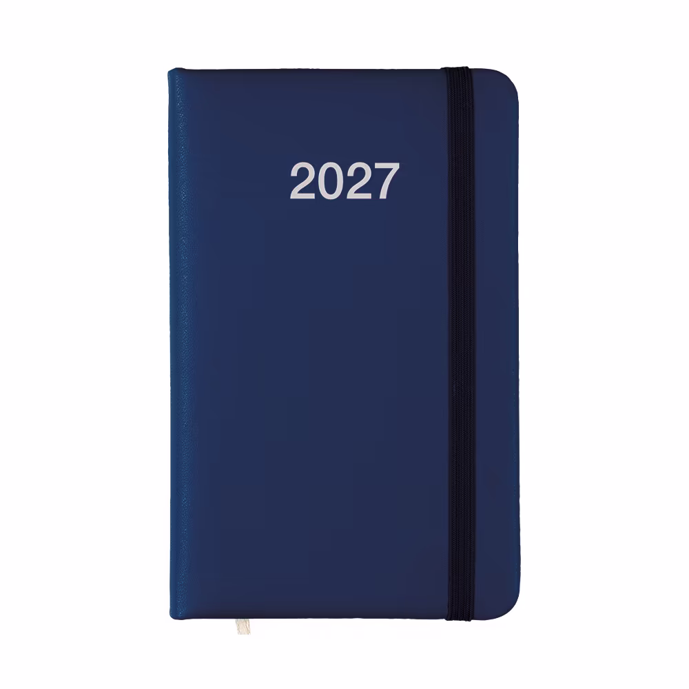 Agenda Tascabile Settimanale 2027 con Copertina Rigida in PU, da 100 pezzi stampa 1 colore compresa - immagine 2