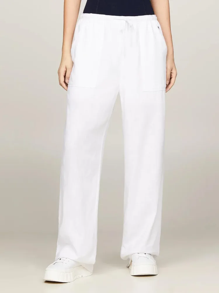 Tommy Hilfiger Pantaloni Donna Harper Linen