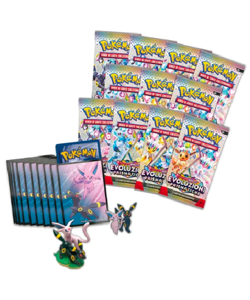 Premium Collection - Pokemon Card Game - Evoluzioni Prismatiche (Con Statuina) - immagine 2