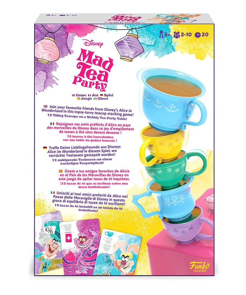 Gioco di carte Alice In Wonderland Mad Tea Party Signature Games - Multilingua - immagine 3