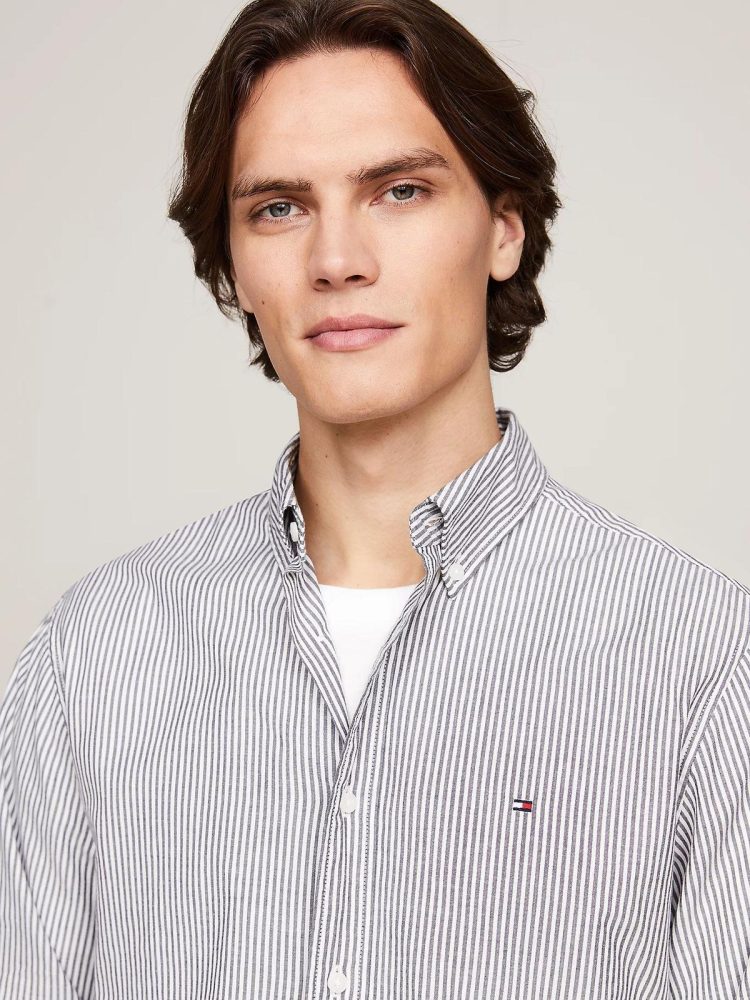 Tommy Hilfiger Camicia Uomo Solid Poplin - immagine 3