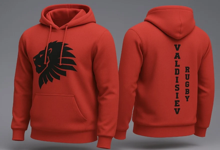 Felpa con Cappuccio Uomo/Bambino – Valdisieve Rugby