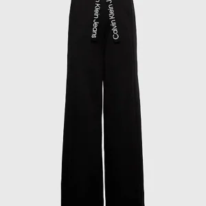 Calvin Klein Pantaloni Donna Tape Wide Leg Jog Pant Calvin Klein Pantaloni Donna Tape Wide Leg Jog Pant