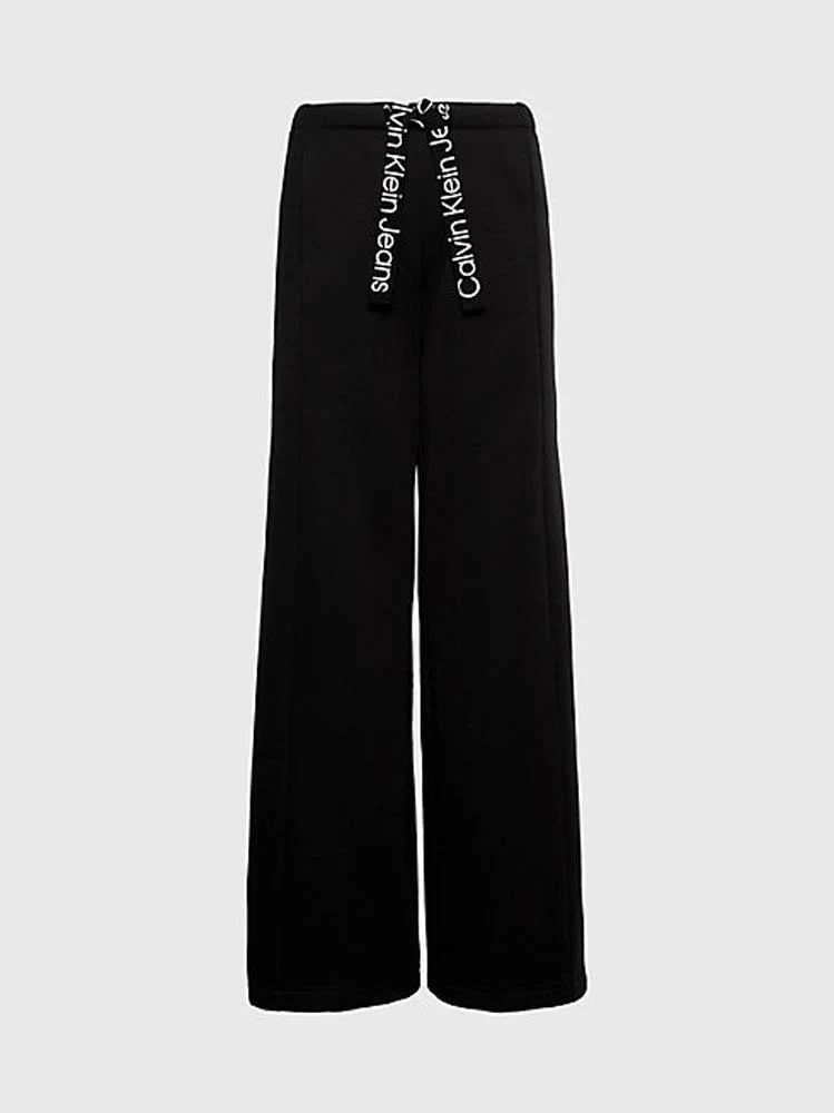 Calvin Klein Pantaloni Donna Tape Wide Leg Jog Pant