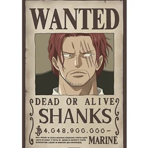One Piece – Poster: “WANTED SHANKS” (52X38) One Piece – Poster: “WANTED SHANKS” (52X38)