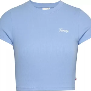 Tommy Hilfiger T Shirt Donna Slim Crp Tommy Hilfiger T Shirt Donna Slim Crp