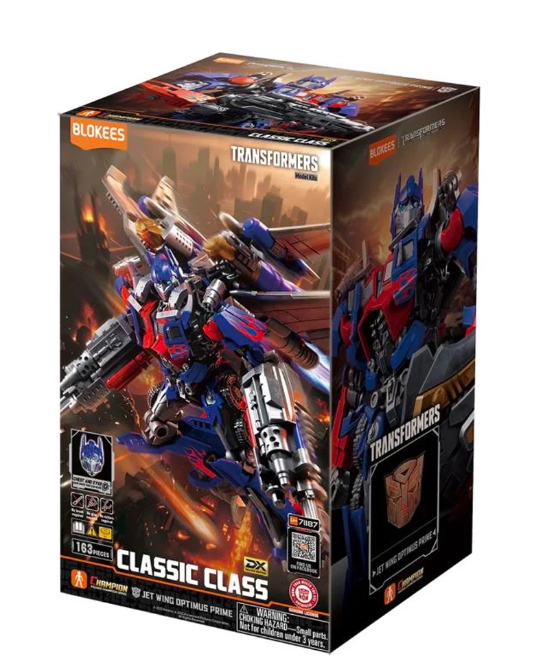 Transformers Blokees Plastic Model Kit Classic Class 21 Jet Wing Optimus Prime