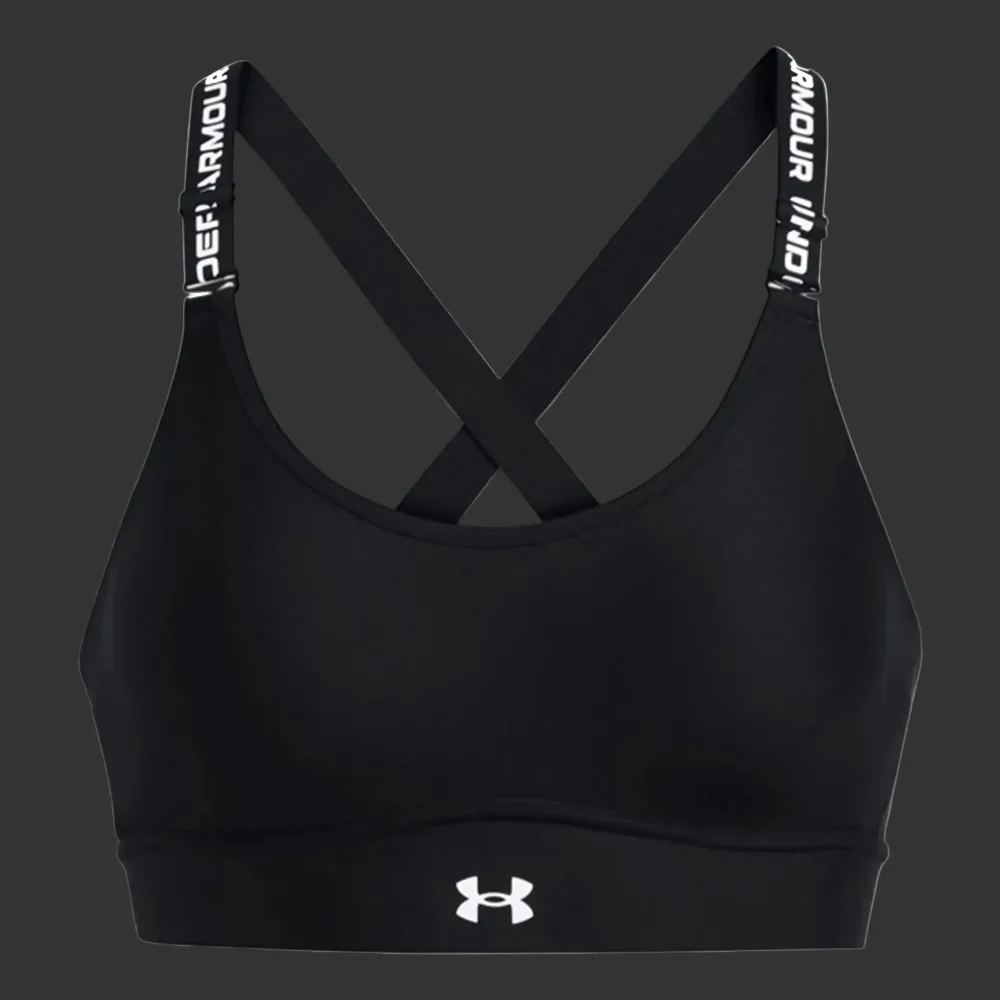 UA Infinity 2.0 Mid Bra – NERO