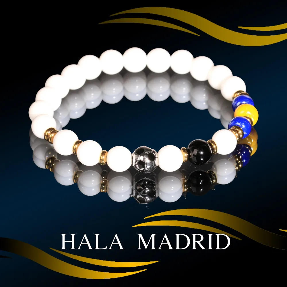 REAL MADRID PULSERA ELÁSTICA 8 MM