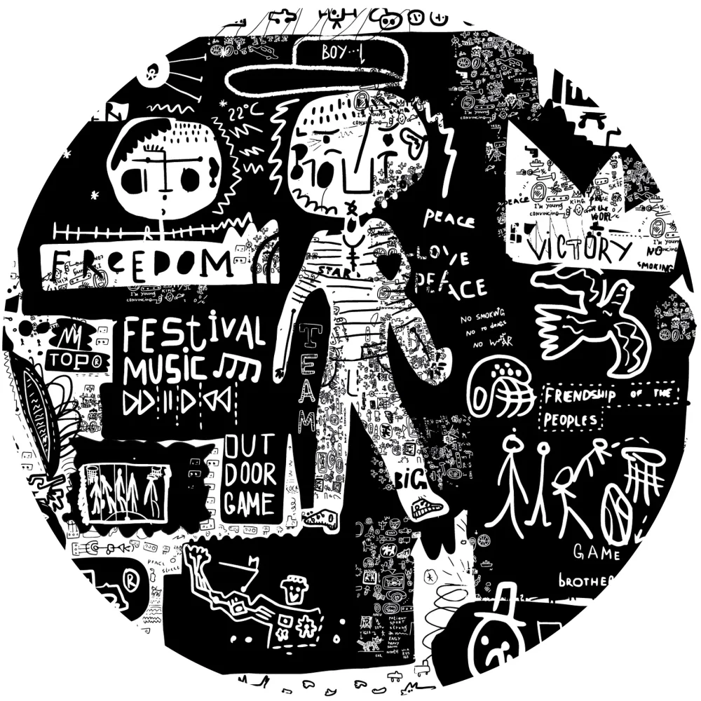 Slipmats 33 TB103 – Panno feltro giradischi Rock Music Poster