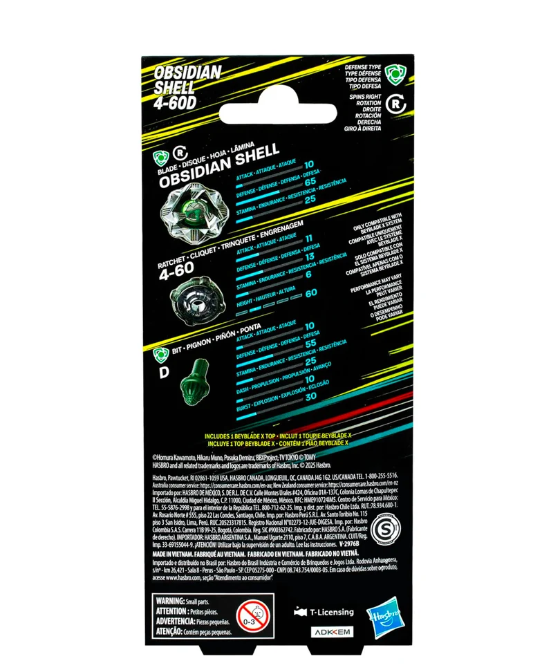 Beyblade X - Booster: Obsidian Shell 4-60D - immagine 3
