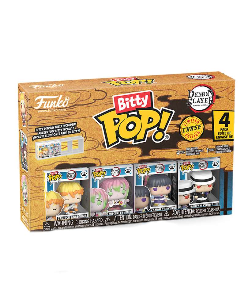 Zenitsu Agatsuma / Mitsuri Kanroji / Kanao Tsuyuri / Scegli il tuo Bitty (4-Pack)