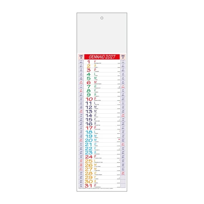Calendario Olandese Silhouette 2027 da Muro Personalizzato – Area Stampa 14,4×9,4 cm, da 100 pezzi personalizzazione compresa Calendario Olandese Silhouette 2027 da Muro Personalizzato – Area Stampa 14,4×9,4 cm, da 100 pezzi personalizzazione compresa