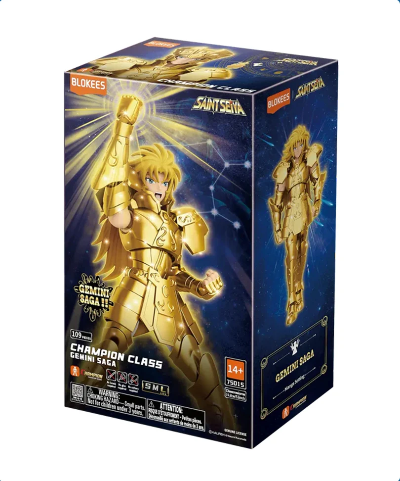 Saint Seiya Blokees Plastic Model Kit Champion Class 13 Gemini Saga