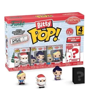 Santa Claus / Mrs. Claus / Hermey / Mystery Bitty (4-Pack)