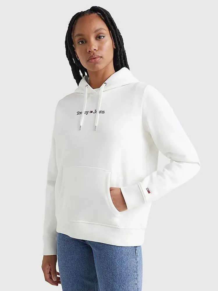 Tommy Hilfiger Felpa Donna Linear Hoodie