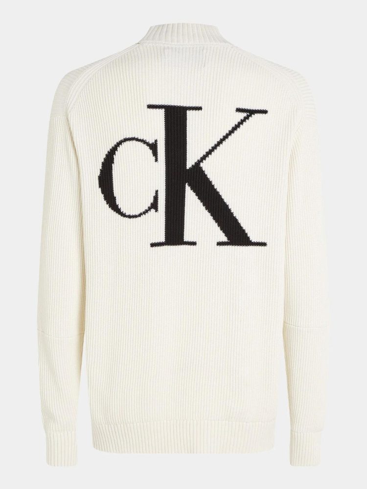 Calvin Klein Maglia Uomo Blow Up Ck Mock Sweater - immagine 2
