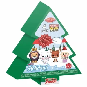 Rudolph 4-Pack Pocket POP! Happy Holidays Rudolph 4-Pack Pocket POP! Happy Holidays