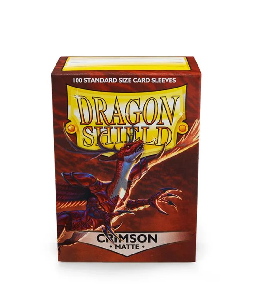 Dragon Shield - Standard Sleeves - Matte Crimson (100 Sleeves) - immagine 3