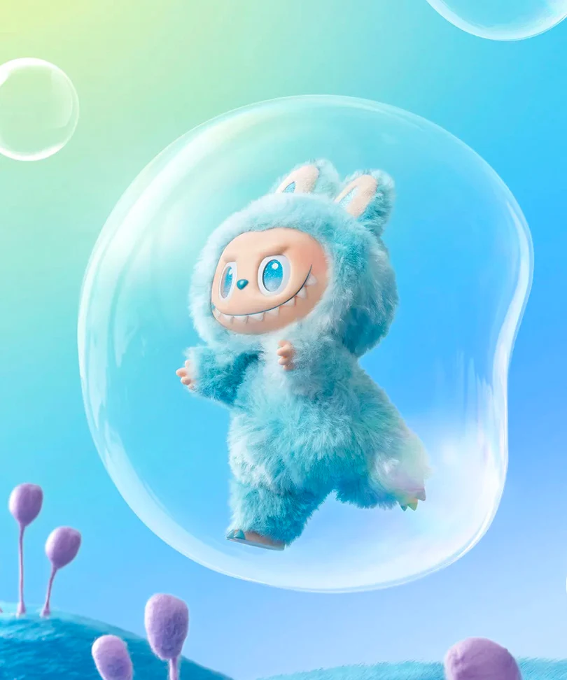 Labubu Big into Energy Hope (Blu) - Pop Mart Official Figure - immagine 2