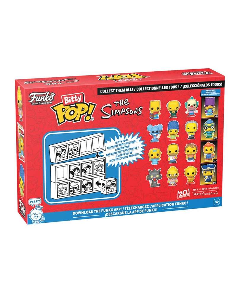 Maggie Simpson / Homer Simpson / Barney Gumble / Scegli il tuo Bitty (4-Pack) - immagine 2