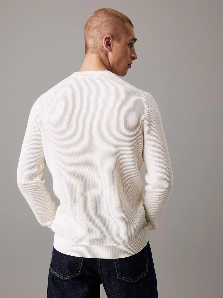 Calvin Klein Maglia Uomo Ck Embro Badge Sweater - immagine 2
