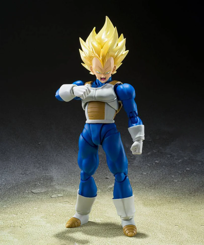Dragon Ball Z - Super Saiyan Vegeta (Awakened Super Saiyan Blood) - Action Figure S.H. Figuarts 14 cm - immagine 2