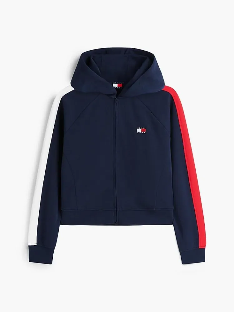 Tommy Hilfiger Felpa Donna Badge Track - immagine 2