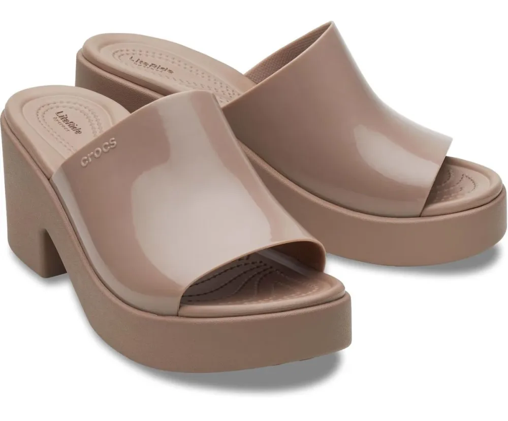 Crocs Sandali Donna Brooklyn High Shine - immagine 2