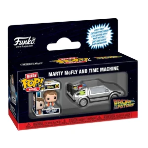 Bitty POP! Rides – Marty McFly and Time Machine
