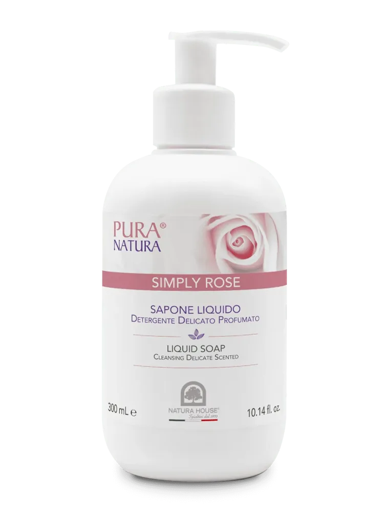 SIMPLY ROSE SAPONE LIQUIDO - Detergente, Delicato, Profumato - immagine 2
