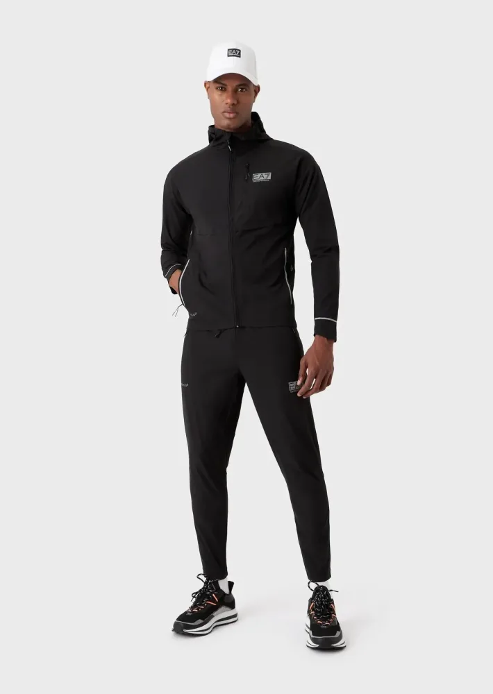 Ea7 Felpa Uomo F/Zip Cap - immagine 3