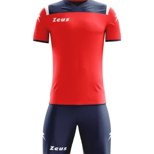 Zeus Kit Vesuvio | Completo Calcio Maglia e Pantaloncini in Poliestere