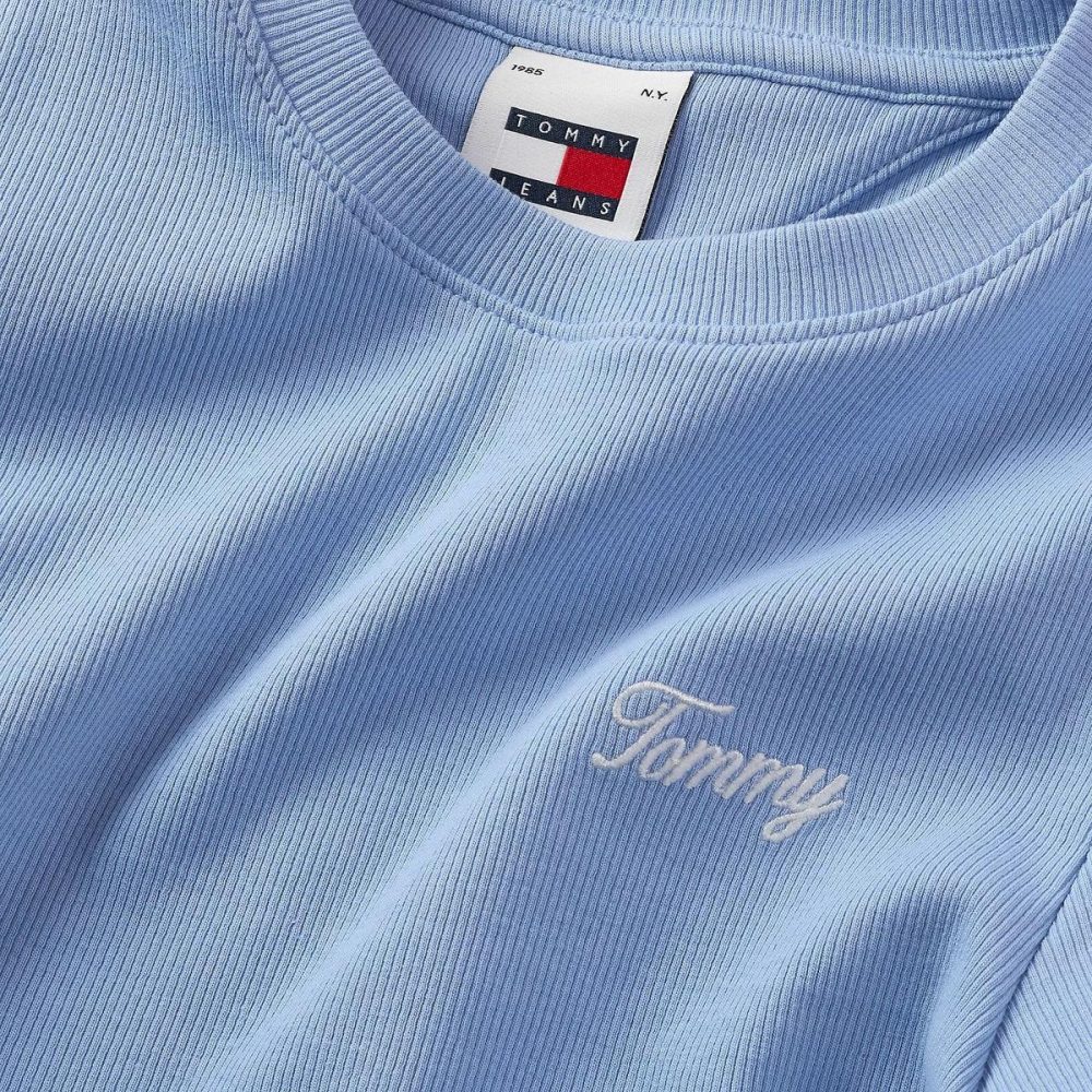Tommy Hilfiger T Shirt Donna Slim Crp - immagine 3