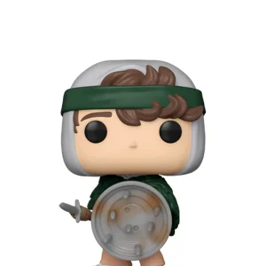 Hunter Dustin with Shield