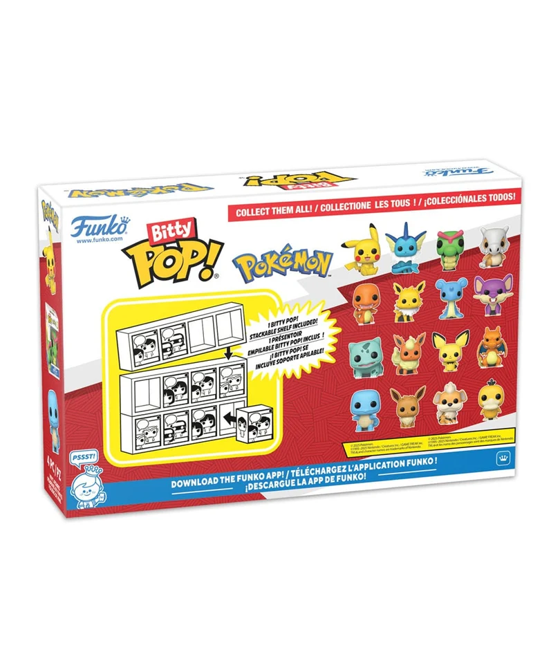 Pikachu / Vaporeon / Caterpie / Cubone (4-Pack) - immagine 2