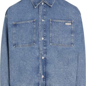 Calvin Klein Giacca Uomo Relaxed Shirt Jacket Calvin Klein Giacca Uomo Relaxed Shirt Jacket
