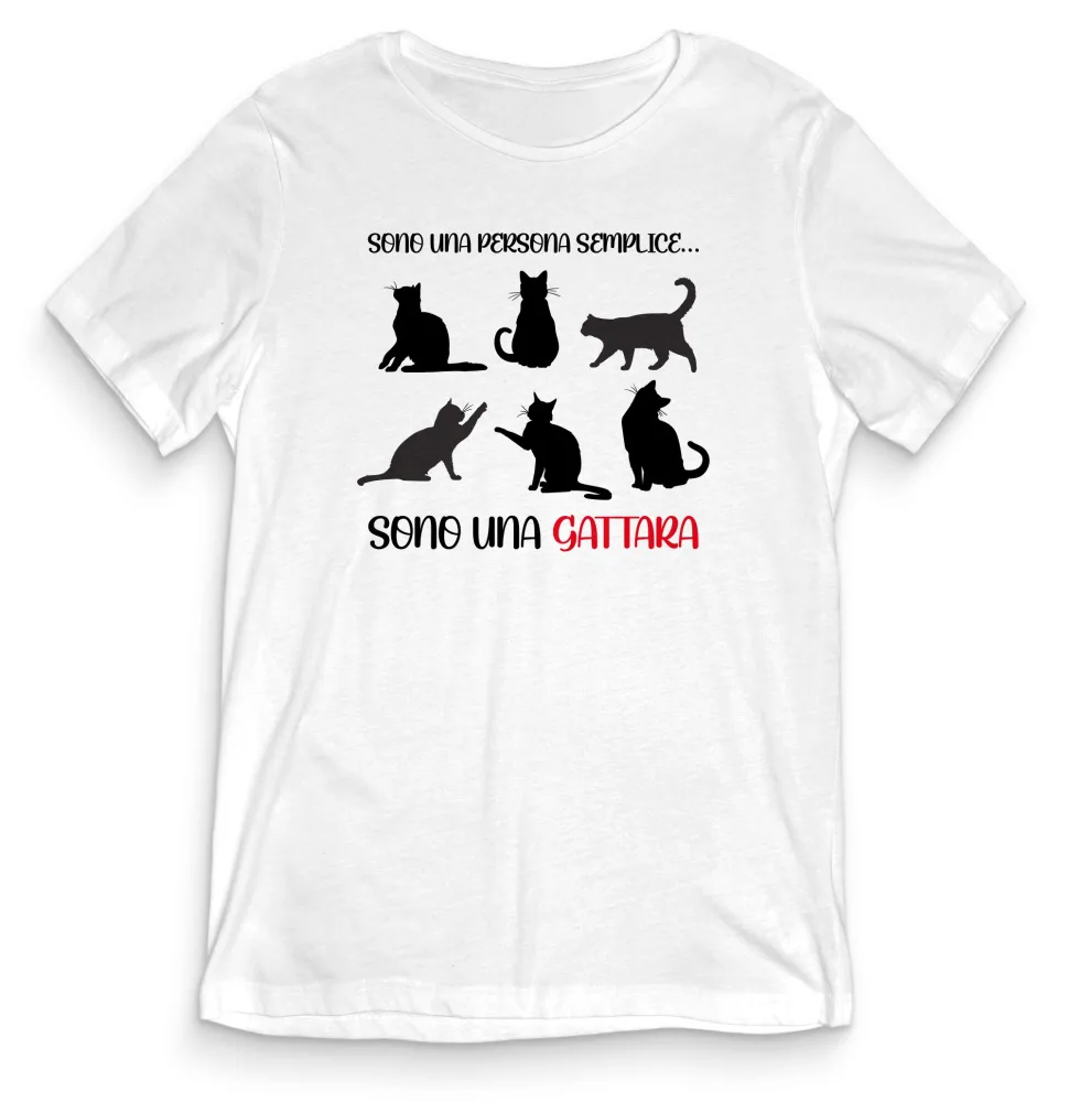 T-shirt Divertente – GATTARA – tee24-007