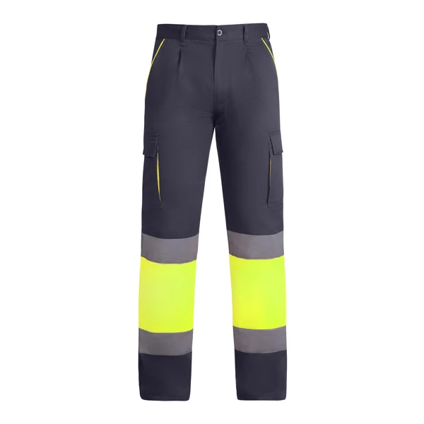 Pantalone Multitasche ENIX Alta Visibilità Bicolore – Foderato in Pile | Roly WRK - immagine 3