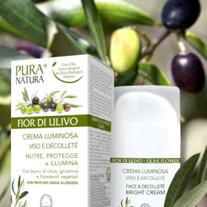 FIOR DI ULIVO CREMA LUMINOSA VISO & DÉCOLLETÉ Protegge e Illumina