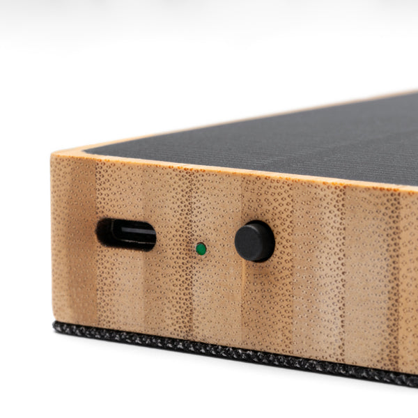 Altoparlante Wireless Solare in Bambù e RPET | 3W - immagine 2