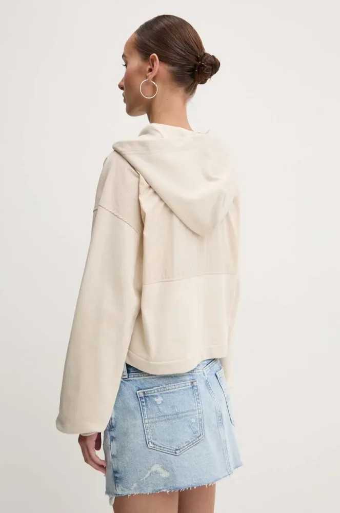 Tommy Hilfiger Felpa Donna Crp Fabric Mix - immagine 2