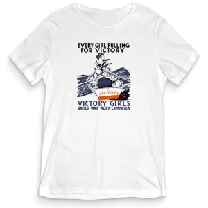 TeesBlitz Collection T-Shirt maglia Victory Girls Propaganda PROP010 TeesBlitz Collection T-Shirt maglia Victory Girls Propaganda PROP010