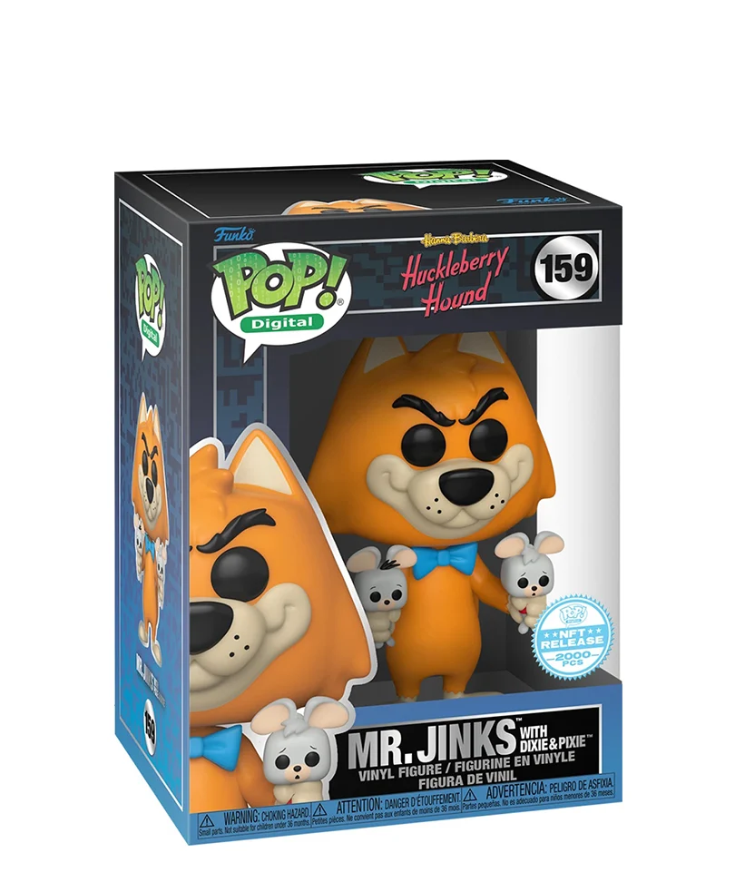 Mr. Jinks with Dixie and Pixie